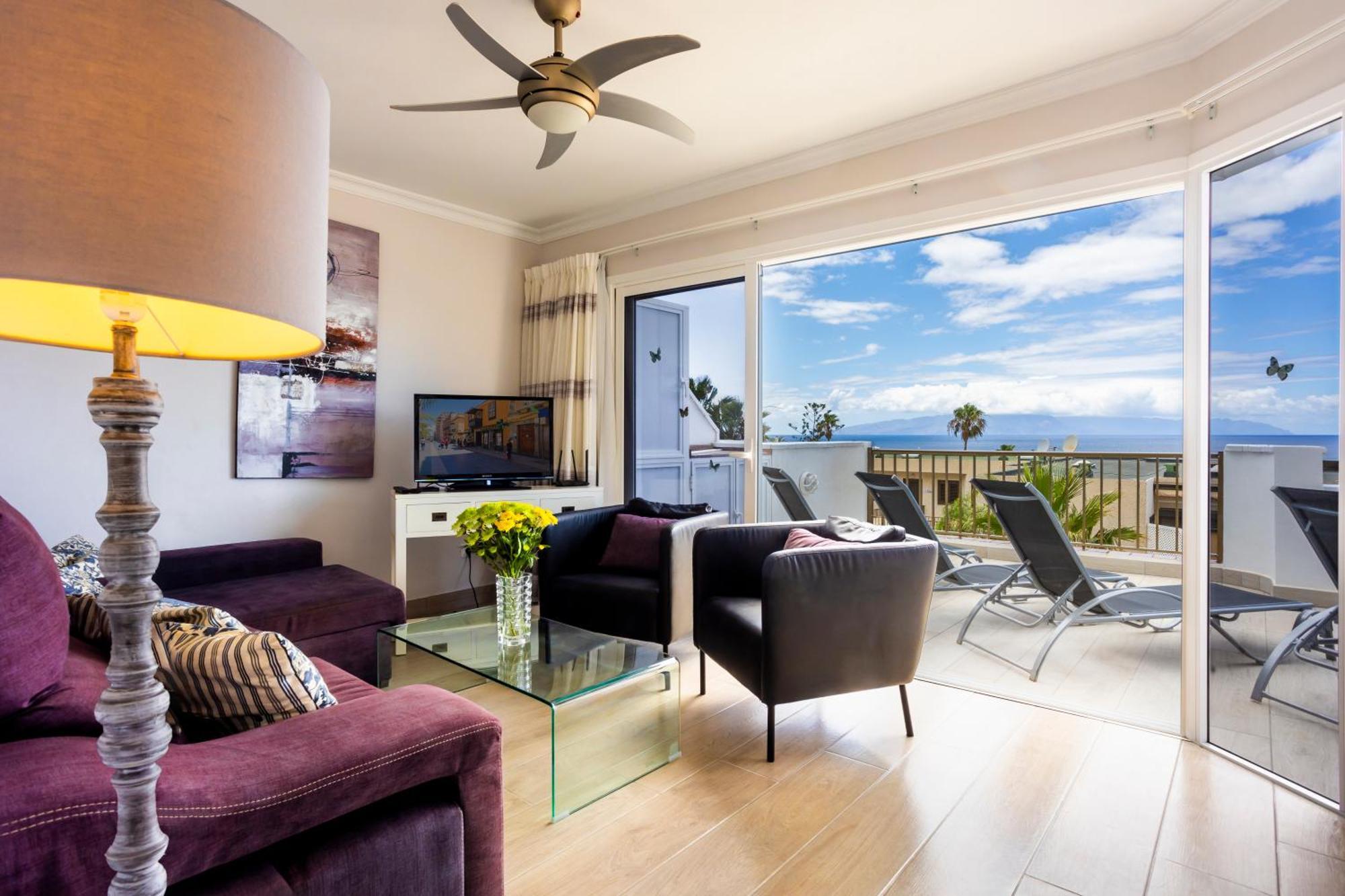 Ocean Panorama - 3 Ac Bedrooms, Private Garage, New Pool, 2 Bathrooms, Tv Channels Acantilado de los Gigantes Esterno foto