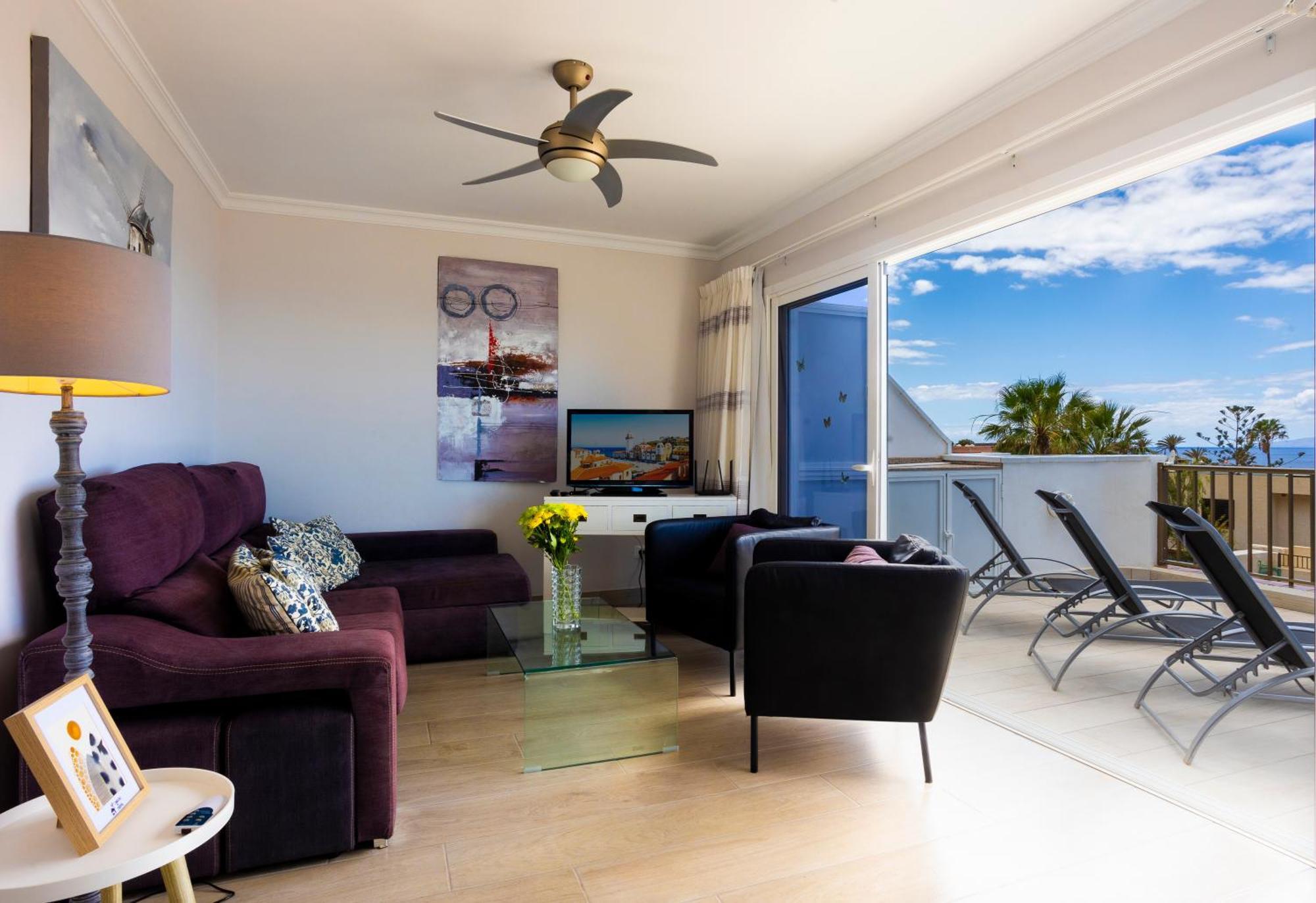 Ocean Panorama - 3 Ac Bedrooms, Private Garage, New Pool, 2 Bathrooms, Tv Channels Acantilado de los Gigantes Esterno foto